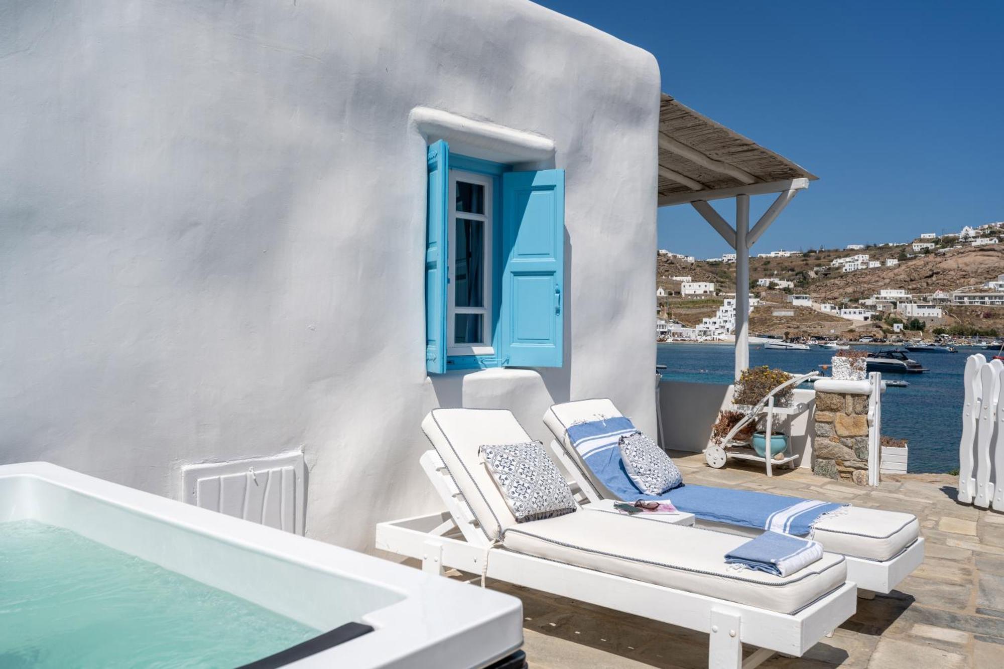 Luxury Sea House By Blue Waters Mykonos Villa Ornos  Exterior photo