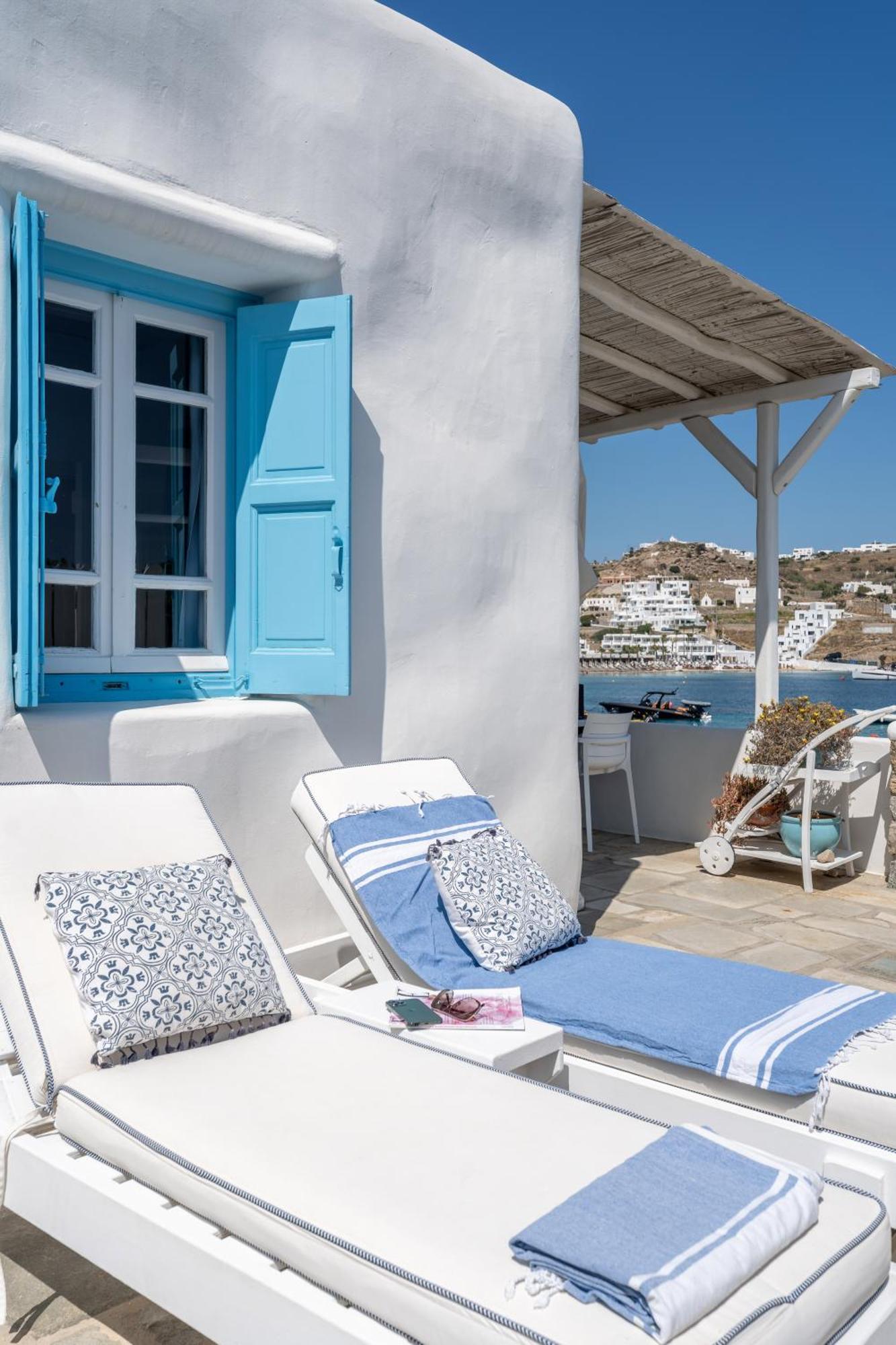 Luxury Sea House By Blue Waters Mykonos Villa Ornos  Exterior photo