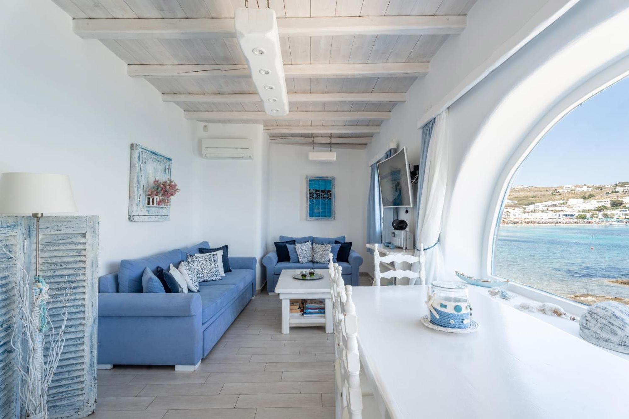 Luxury Sea House By Blue Waters Mykonos Villa Ornos  Exterior photo