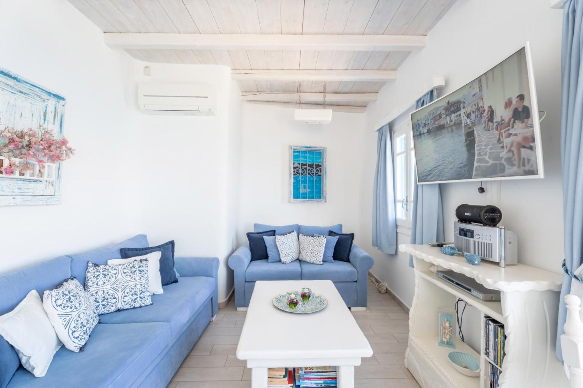 Luxury Sea House By Blue Waters Mykonos Villa Ornos  Exterior photo