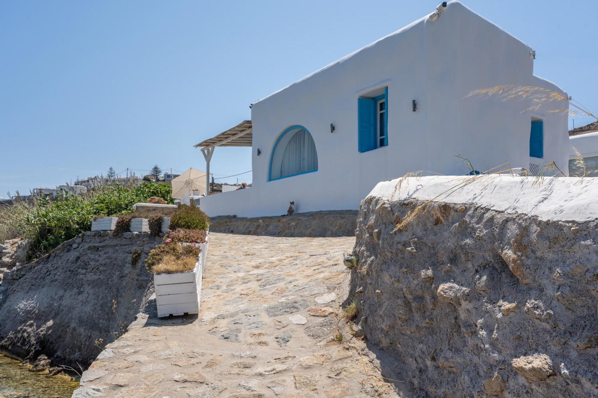 Luxury Sea House By Blue Waters Mykonos Villa Ornos  Exterior photo