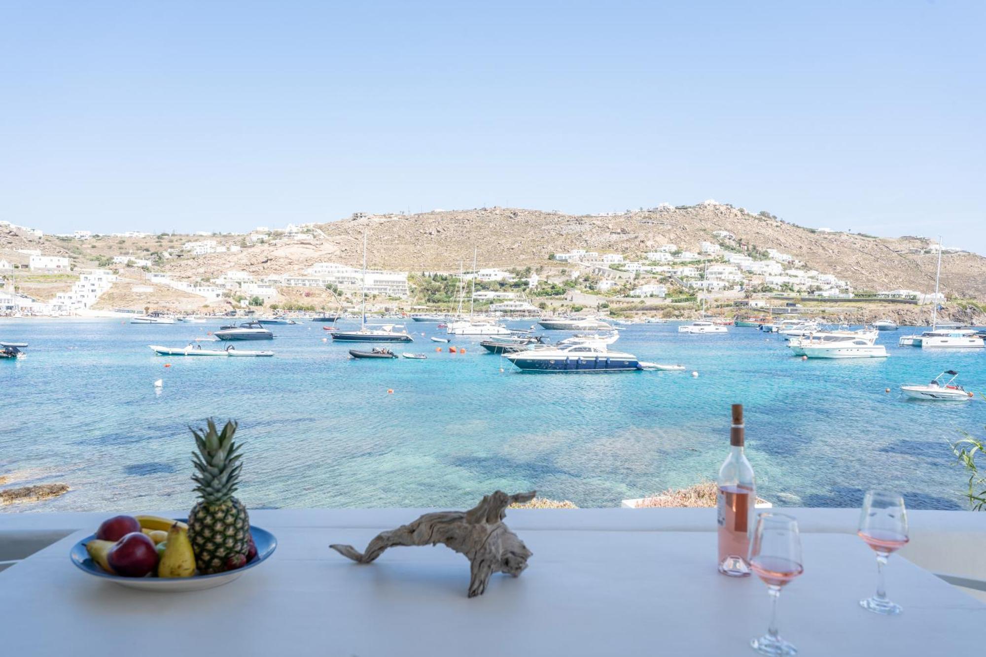 Luxury Sea House By Blue Waters Mykonos Villa Ornos  Exterior photo