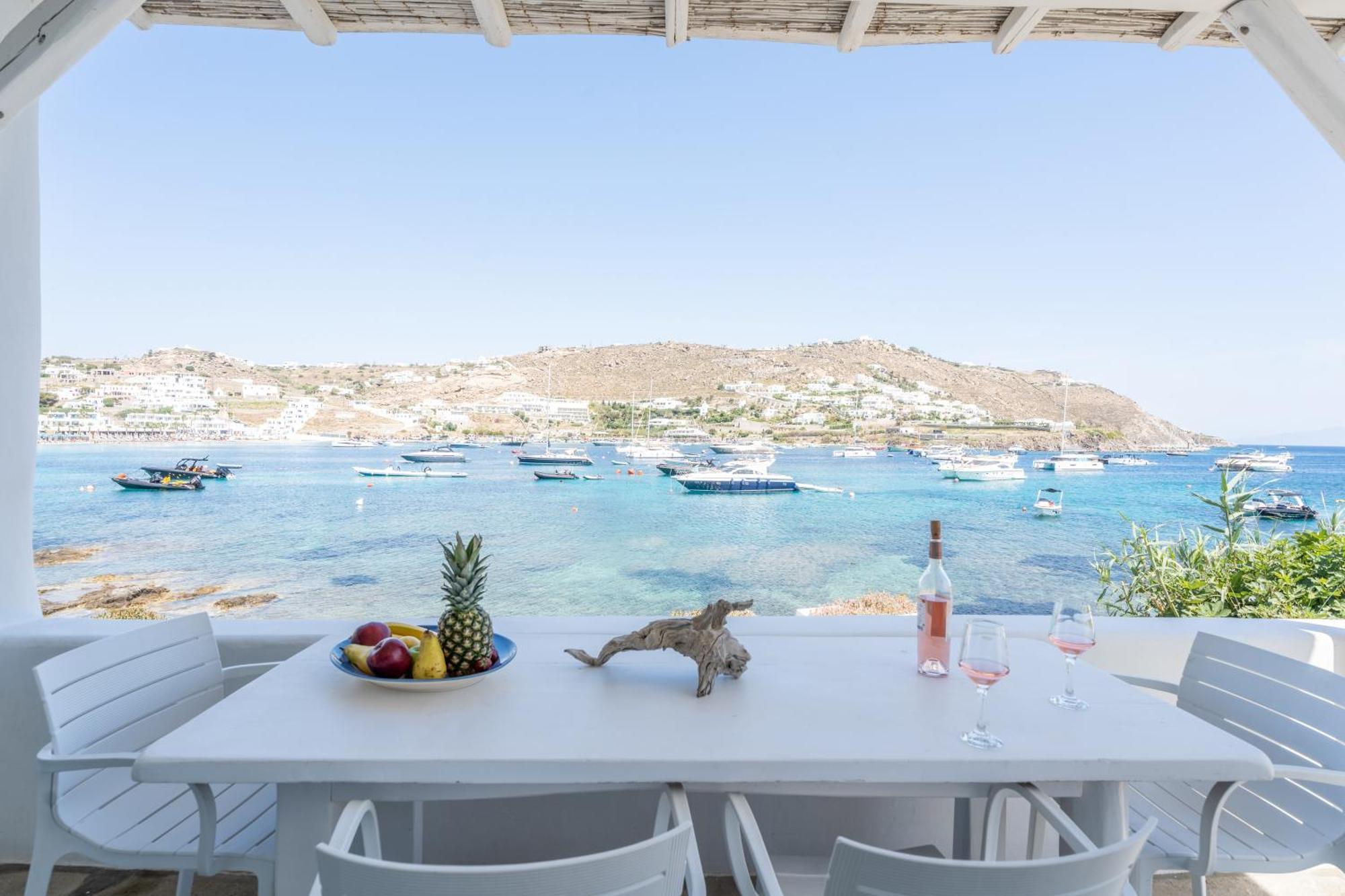 Luxury Sea House By Blue Waters Mykonos Villa Ornos  Exterior photo