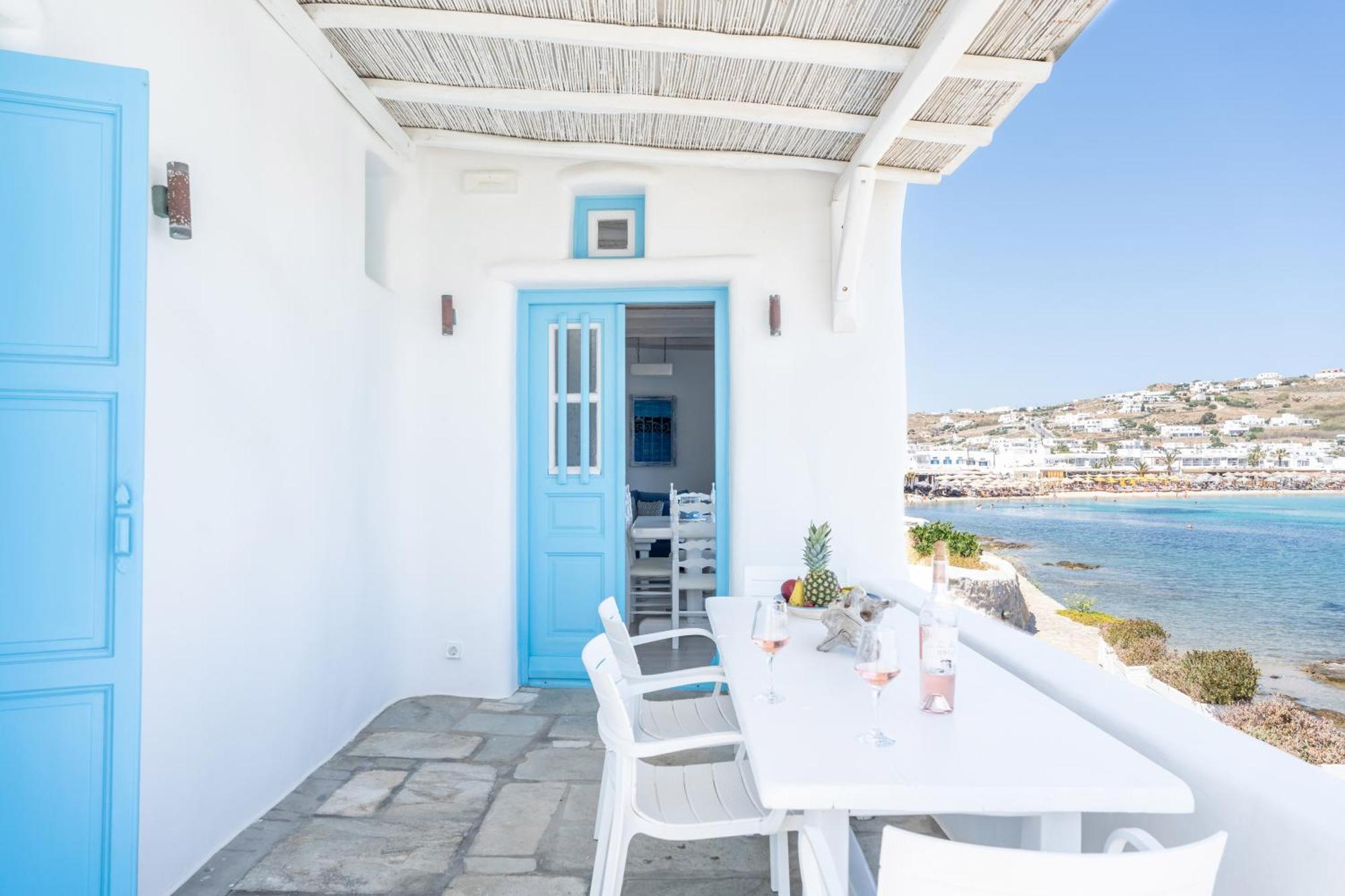 Luxury Sea House By Blue Waters Mykonos Villa Ornos  Exterior photo