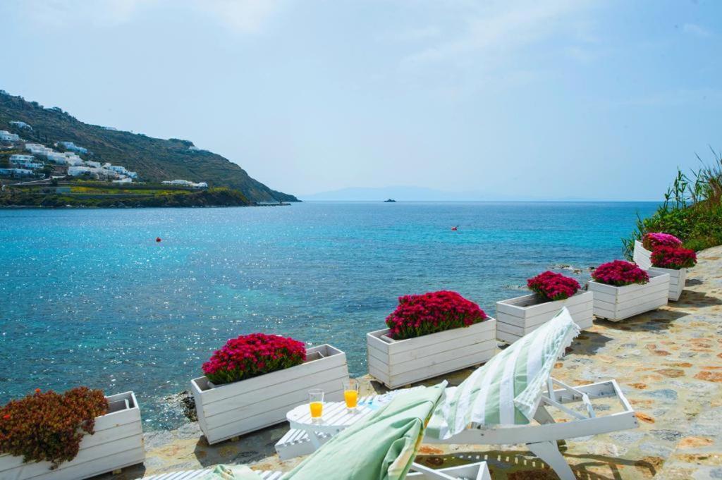 Luxury Sea House By Blue Waters Mykonos Villa Ornos  Exterior photo