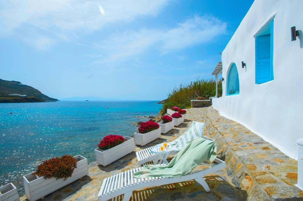 Luxury Sea House By Blue Waters Mykonos Villa Ornos  Exterior photo