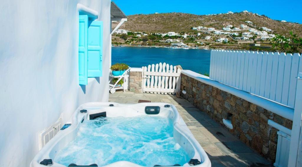 Luxury Sea House By Blue Waters Mykonos Villa Ornos  Exterior photo